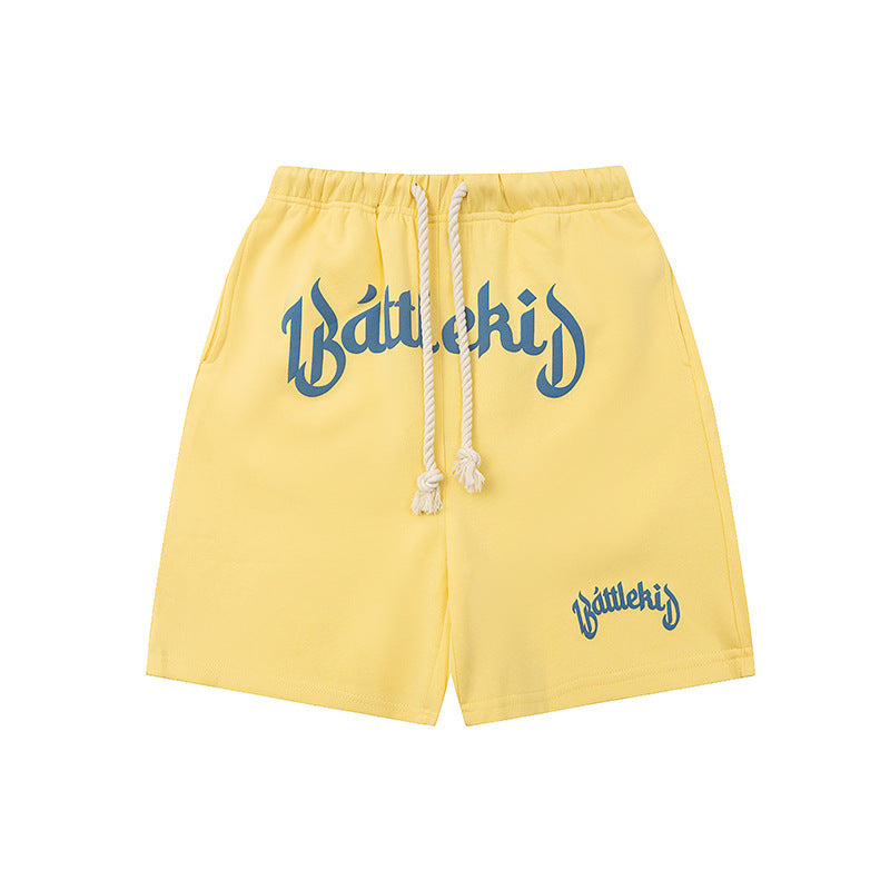 Casual Street Retro Cropped Shorts